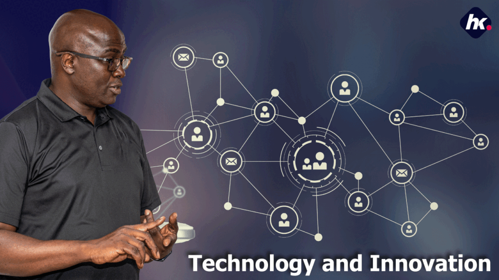 an image showing Technology and Innovation and Humphrey Muchuma