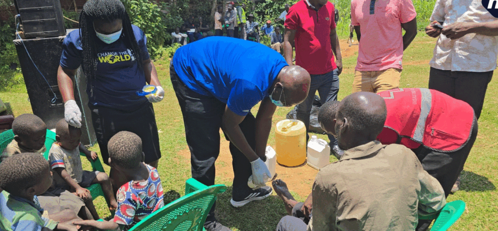 jiggers outreach program by Humphrey Muchuma