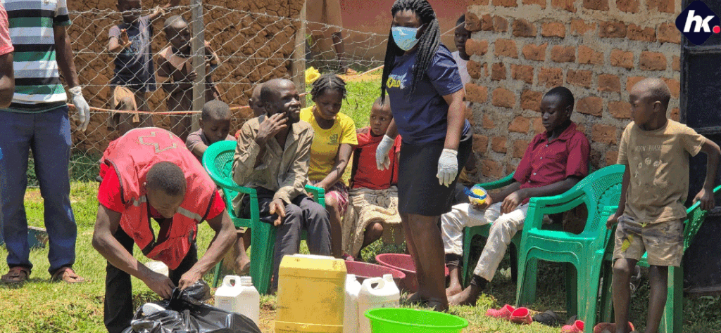 jiggers outreach program by Humphrey Muchuma at Bokoli