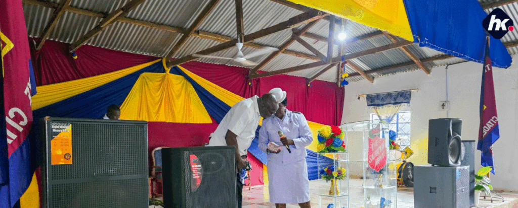 Humphrey Muchuma hands over powerful professional music equipment in Webuye